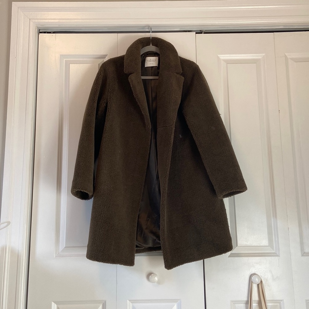 Velvet by G&S faux Sherpa jacket